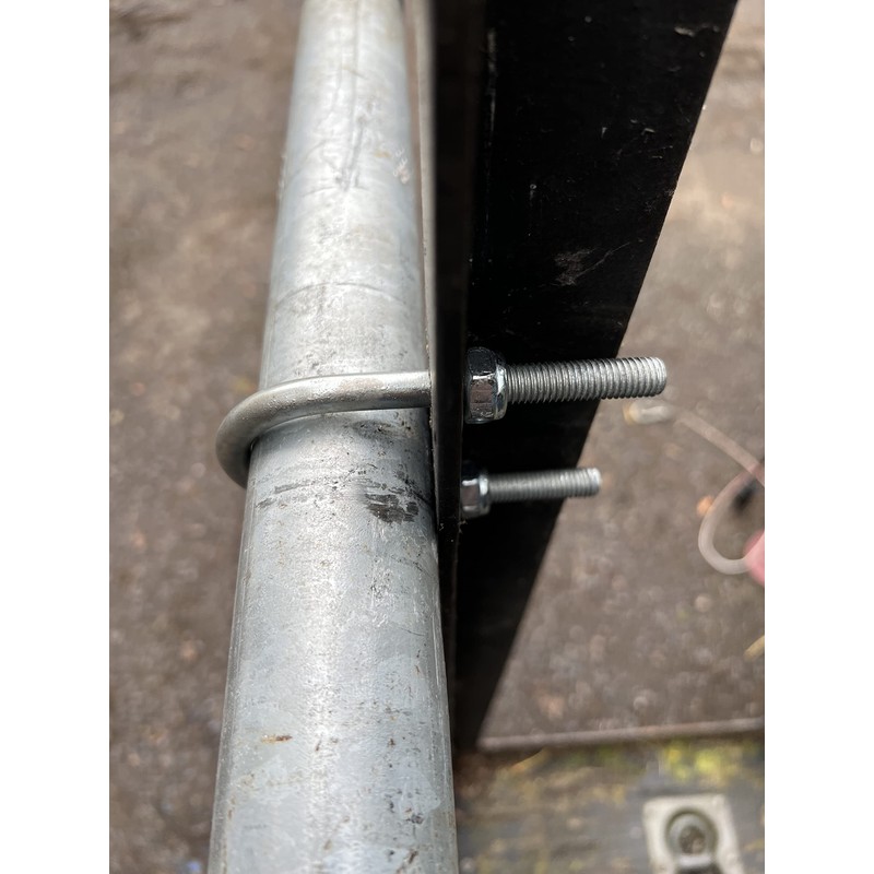 U Bolt Round M8 Thread 55mm Inner Width x 200mm