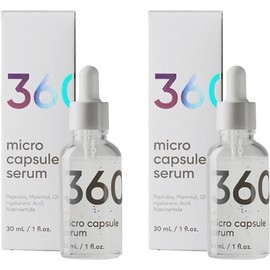360 Micro Capsule Serum, Capsules Essence Anti-Ageing Facial Serum For Moisturizes The Skin Deep, Fades Fine Lines And Firms The Skin (2 Pcs)