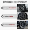 EVOOOR Automotive Alloy Wheel Rim Protector - Covering The Entire
