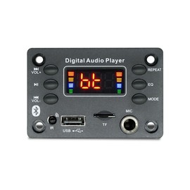 Nxyupv 12V MP3 Player Decoder Board Bluetooth 5.0 Car FM Radio Module TF USB 6.5mm WMA Player Decoder