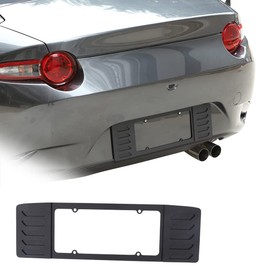 Black Aluminum Alloy Rear License Frame for Mazda MX-5 ND 2015-2023 Car Licence Plate Covers Exterior Accessories