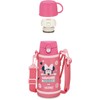 Thermos FJO-601WFDS CP Vacuum Insulated 2-Way Bottle, Minnie, Coral Pink,