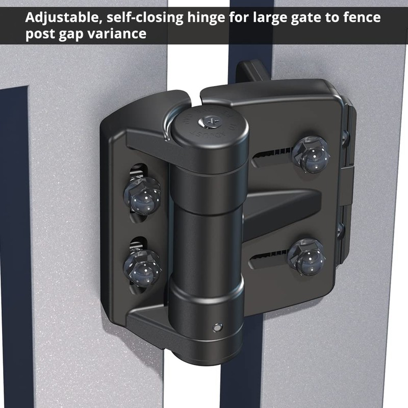 D&D Technologies TruClose Multi-Adjust TCAMA1, Regular Duty Gate Hinge, Self
