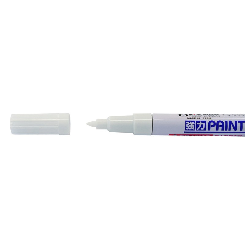 Bigman TSB-20 Powerful Paint Marker, Fine Point, White