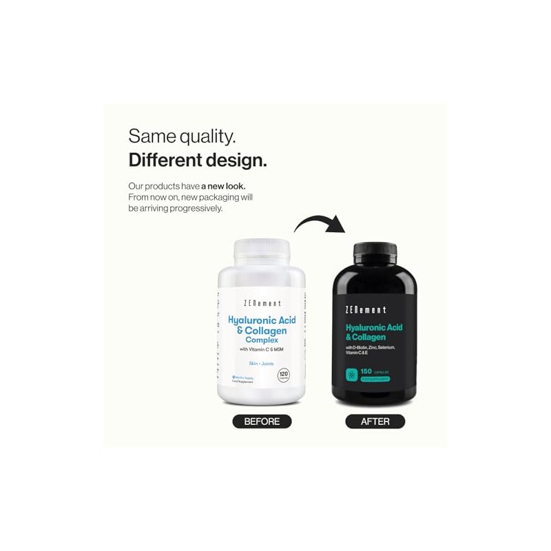Hyaluronic Acid & Collagen - with Biotin, Zinc & Selenium