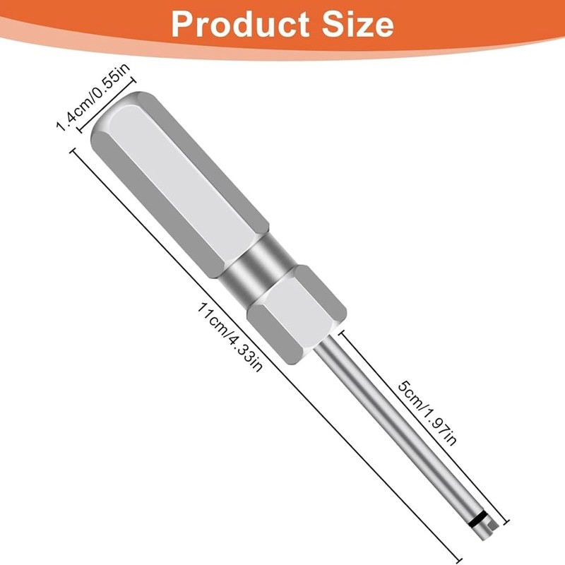 Daiilg 2pcs Valve Core Removal Tool Set, Screwdriver Valve Stem