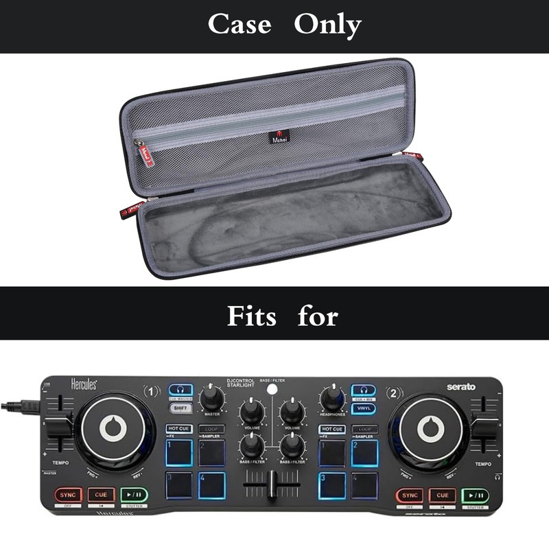 Mchoi Hard Portable Case Compatible with Hercules DJControl Starlight Pocket
