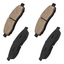 PHILTOP Front Ceramic Disc Brake Pads Set Compatible with Nissan 2004-2007 TITAN, Nissan 2005-2006 Armada, Nissan 2004 Pathfinder Armada, INFINITI 2004-2006 QX56, 4 Pcs replace # D1015