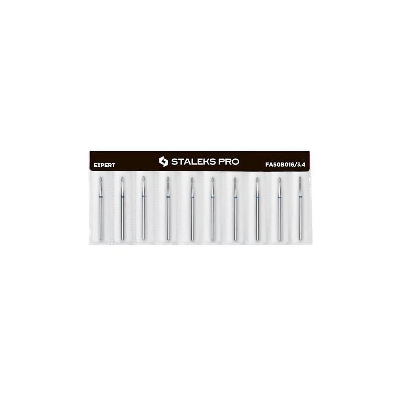 STALEKS PRO Set of 3 Diamond Cuticle Mills 3.4 x