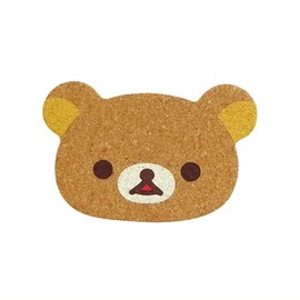 Nagano Factory RK Die Cut Coaster (Rilakkuma Face C) RK350C Beige 7.7cm