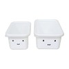 Fuji Horo Deep Square Container, Storage Container, Set of 2,
