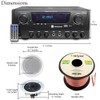 Home Theater Sound System Kit - 1000 Watts Bluetooth Amplifier