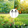 2pcs Gartensprenger, 360-Grad-Bewässerungssystem Gartenregner, Automatischer Sprinkler,2 PCS Kreisbogen-Regner + Stabiler