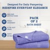 Casa Lino Bath Sheets Set Extra Large - 100% Cotton