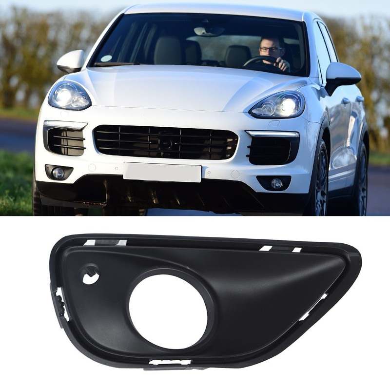 Fog Light Frame Black Shockproof Fog Lamp Bezel Trim Cover