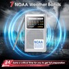 Greadio NOAA Weather Radio, AM/FM Battery Operated Transistor Portable Radio