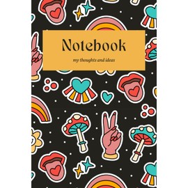 Mushroom & Peace: Lined Notebook