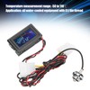Water Cooling Thermometer Computer Water Cooled Temperature Digital Display Meter