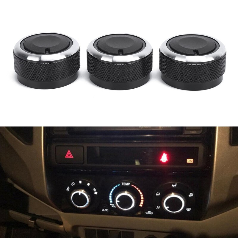 aqxreight Air Condition Control Knob,3PCS Car Air Condition Switch Thermal