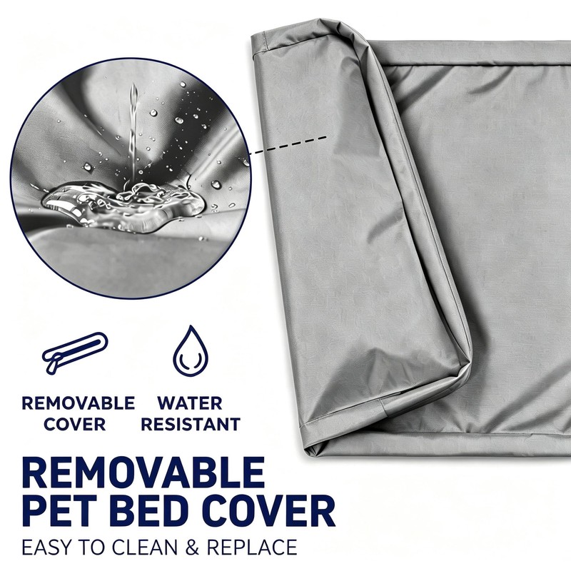 Waterproof Dog Bed Covers Replacement Washable,Pet Hair Resistant Bedding Cover