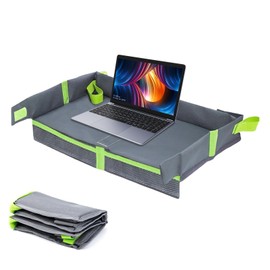 Generic Practical Children's Travel Tray, Airplane Portable Table, Gray, Neutral