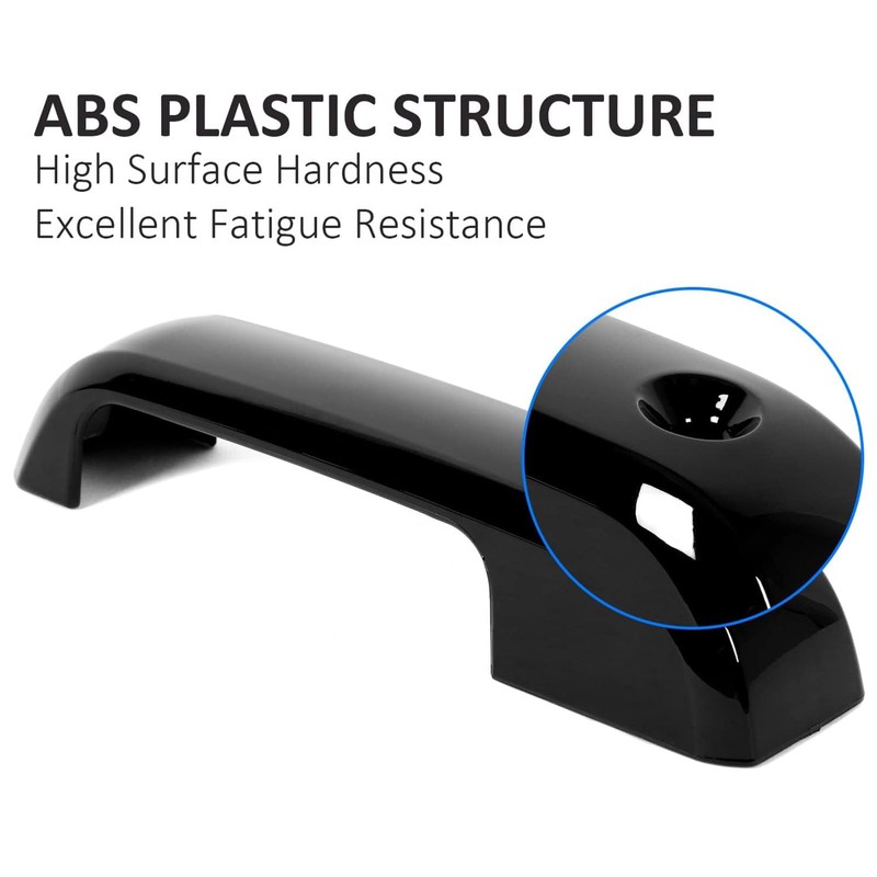 HECASA 4Pcs Exterior Door Handle Covers Compatible with 2015-2020 Ford