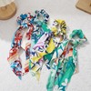 Mirlern 4-Piece Silk Satin Hair Scarf Scrunchies for Women Girls,