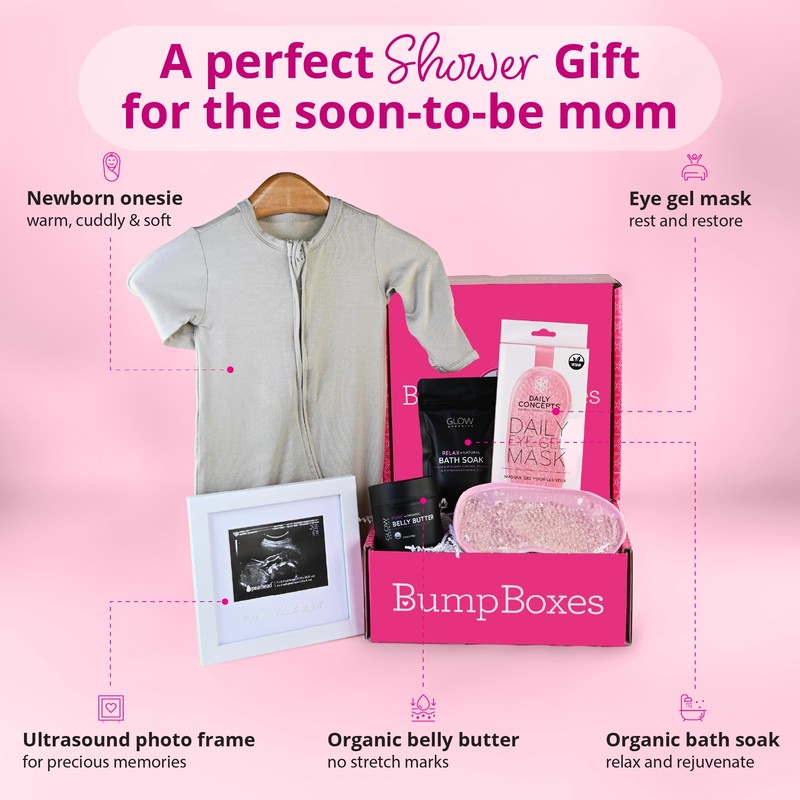 Bump Boxes 2nd Trimester Gift Set, Complete Pregnancy Care Package