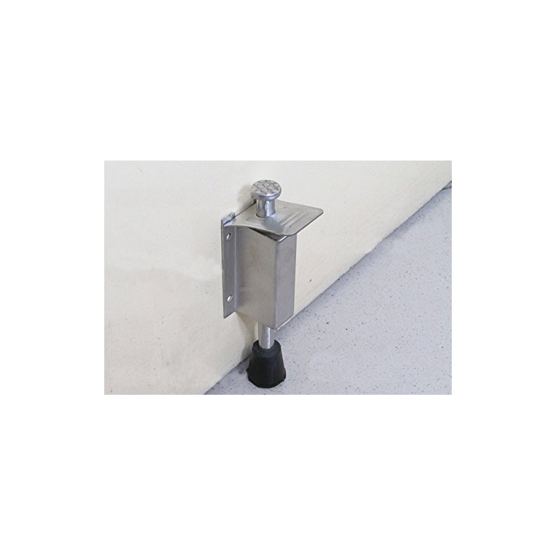 Stainless Steel Door Stopper Spring Loaded Telescopic Step On Door