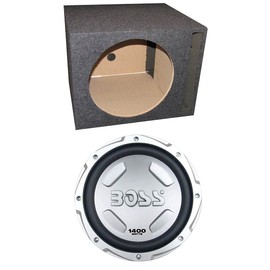 BOSS Audio Chaos CX122 12" 1400 Watt Car Power Subwoofer Woofer + Vented Sub Box