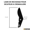 Garden Factory - Rack and pinion shears - replacement blade