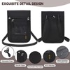 Travel Neck Pouch Neck Wallet with RFID Blocking Passport Holder