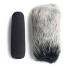 VideoMic Furry Windscreen and Foam Cover - Outdoor/Indoor Microphone Windshield