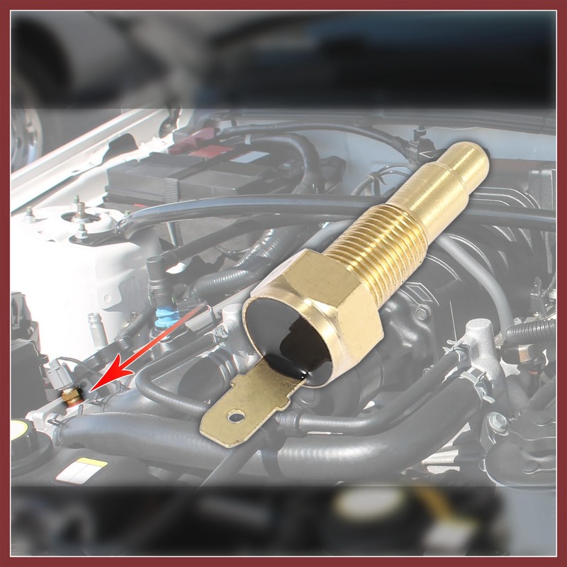 HEROFFIX Universal Engine Cooling Fan Temperature Thermo Sensor Switch 1/8"