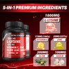 L-Lysine 1,000mg Capsules + Olive Leaf 200mg + Garlic Bulb