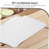 BUGUUYO Blank Aluminum Plate 2pcs Aluminum Sheet Metal for DIY