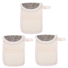 Angoily 3pcs Exfoliating Soap Bags Mesh Holders for Handmade Soap Foaming Pouches Bathing Supplies