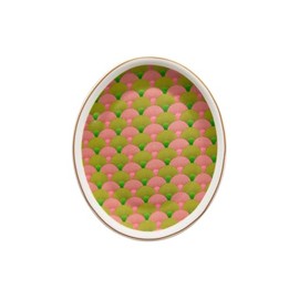 Maxwell & Williams Wicked Magical Trinket Dish in Fan Gift Box, 11.5 cm, Green/Pink