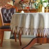 ARTABLE Lace Table Cloth Linen Grey Rustic Farmhouse Elegant Tablecloth