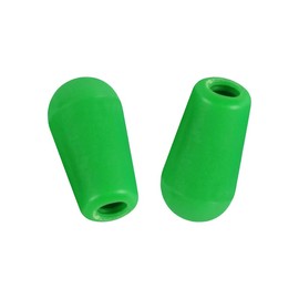 DIAO79NI Basic Metric 3.5mm Guitar 3 Way Toggle Switch Tips LP Switch Caps Switch Knobs for Import China Japan Epiphone Les Paul Pickup Selector, Green (Set of 2)