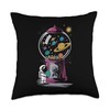 Gumball Machine Astronaut Exploring Planets Throw Pillow
