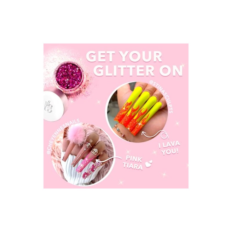 Kiara Sky Nail Art 3D Glitter 1 oz | Sprinkle