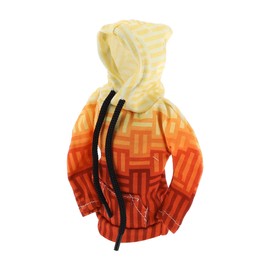 RATCHROLL 1 Pc Universal Gear Shift Knob Cover Automotive Manual Stick Shifting Handle Protector Hoodie Style Yellow,Orange Gradient Polyester