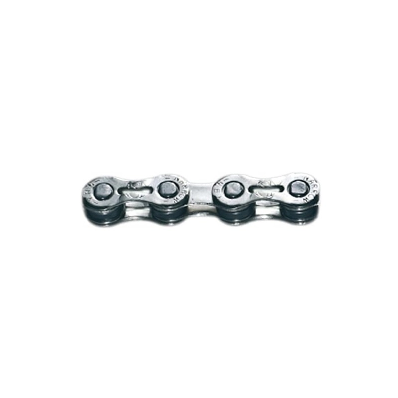 YBNスーパーライトチェーン シルバー サイズ：1/2"×3/32" 段数：8段 長さ：116L コネクター：QL付属