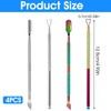 Guduling 4 PCS Lotto Scratcher Tool,Stainless Steel Scratch Off Tool,2
