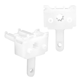 2pcs Vertical Blinds Replacement Parts, POM Material Vertical Blinds Control Wand Replacement White Vertical Blinds Repair Kit