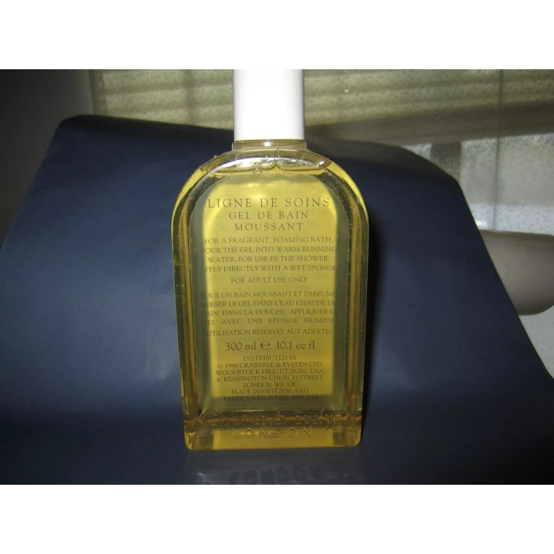 CRABTREE & EVELYN SWISS SKIN CARE FOAMING BATH GEL VINTAGE