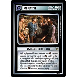 Decipher Star Trek CCG 1E HA Holodeck Adventures BAJORAN Resistance Cell 47U