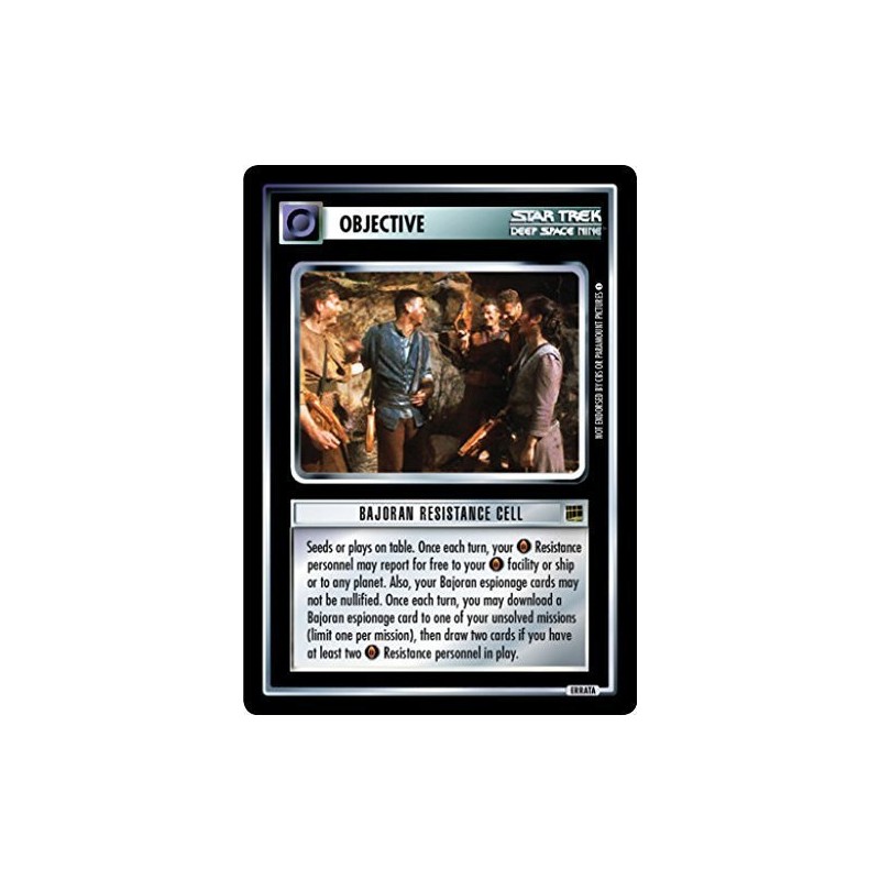 Decipher Star Trek CCG 1E HA Holodeck Adventures BAJORAN Resistance