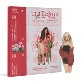 Dwpetzo People Stickers for Junk Journal Supplies, 50 Sheets Pre-Cut Washi Sticker Book for Journaling, Scrapbooking, Bujo, Planners, Card Making, Collage, Art Crafts